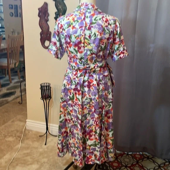 Faux Wrap Dress - Picture 2 of 7